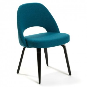 Side Chair con gambe in legno per Knoll International.