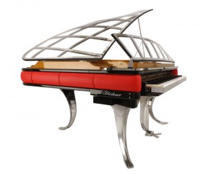 Poul Henningsen Grand Piano: concept di pianoforte disegnato nel 1931. 