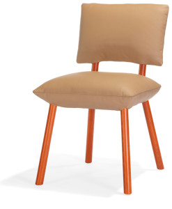 Pillow chair orange front_web